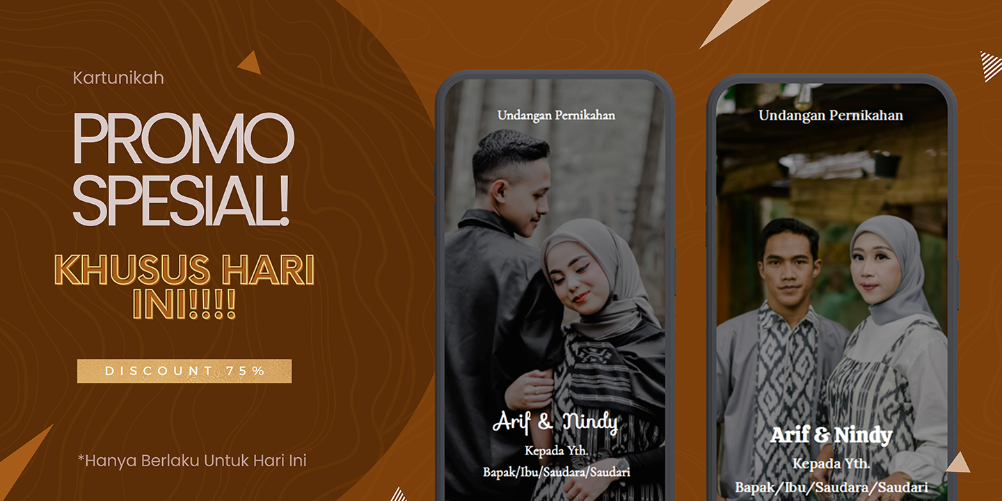 undangan pernikahan digital sehari jadi - kartunikah